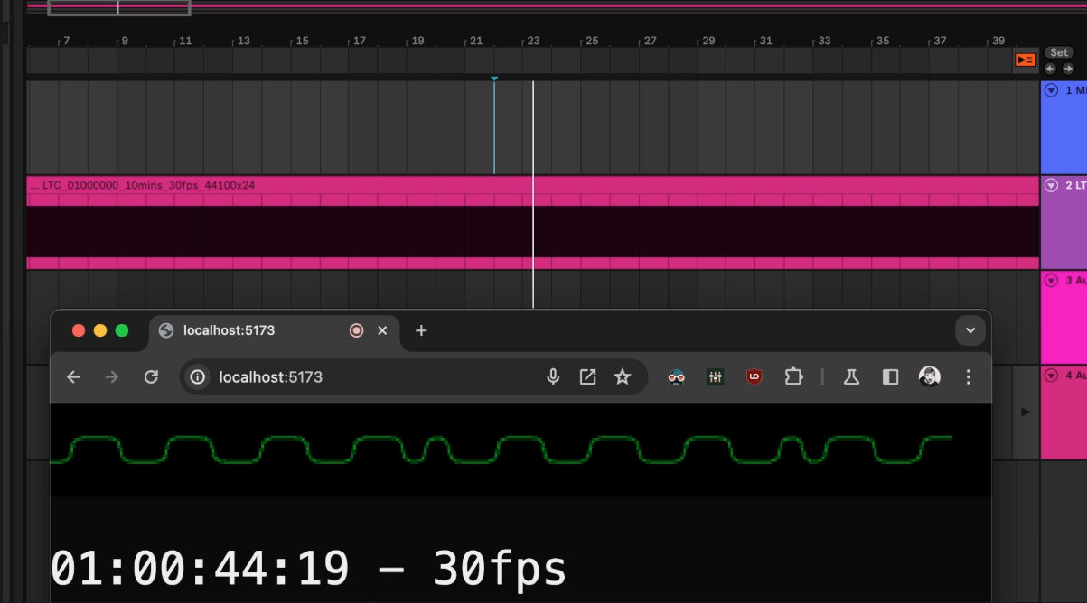 Decoding time from an audio signal